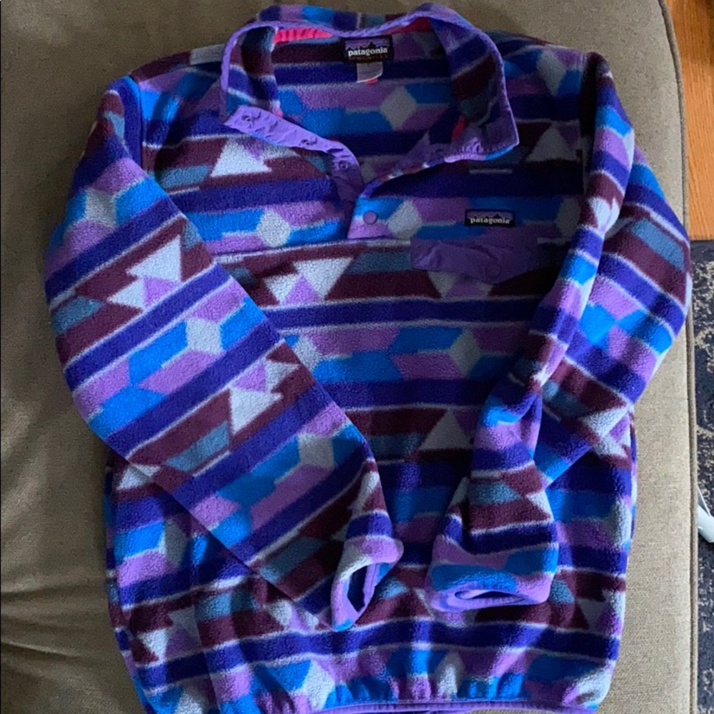 Patagonia Synchilla Snap T (Rare Aztec print!!)